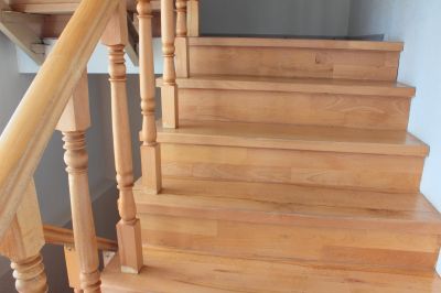 Elegant Wood Stairs